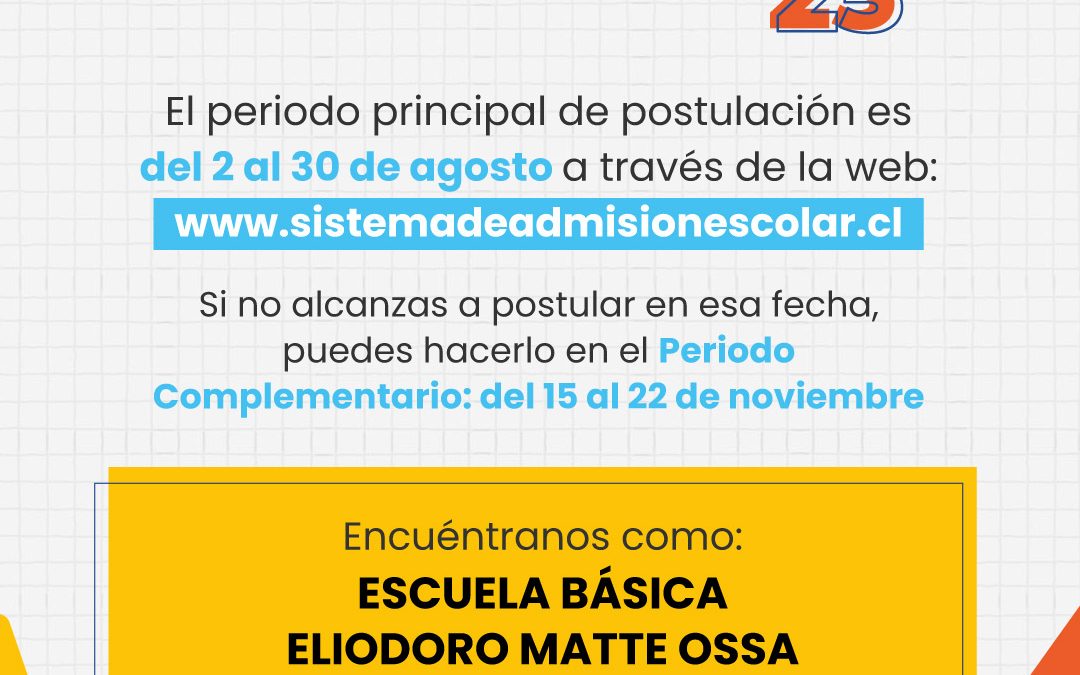 Admisión 2025